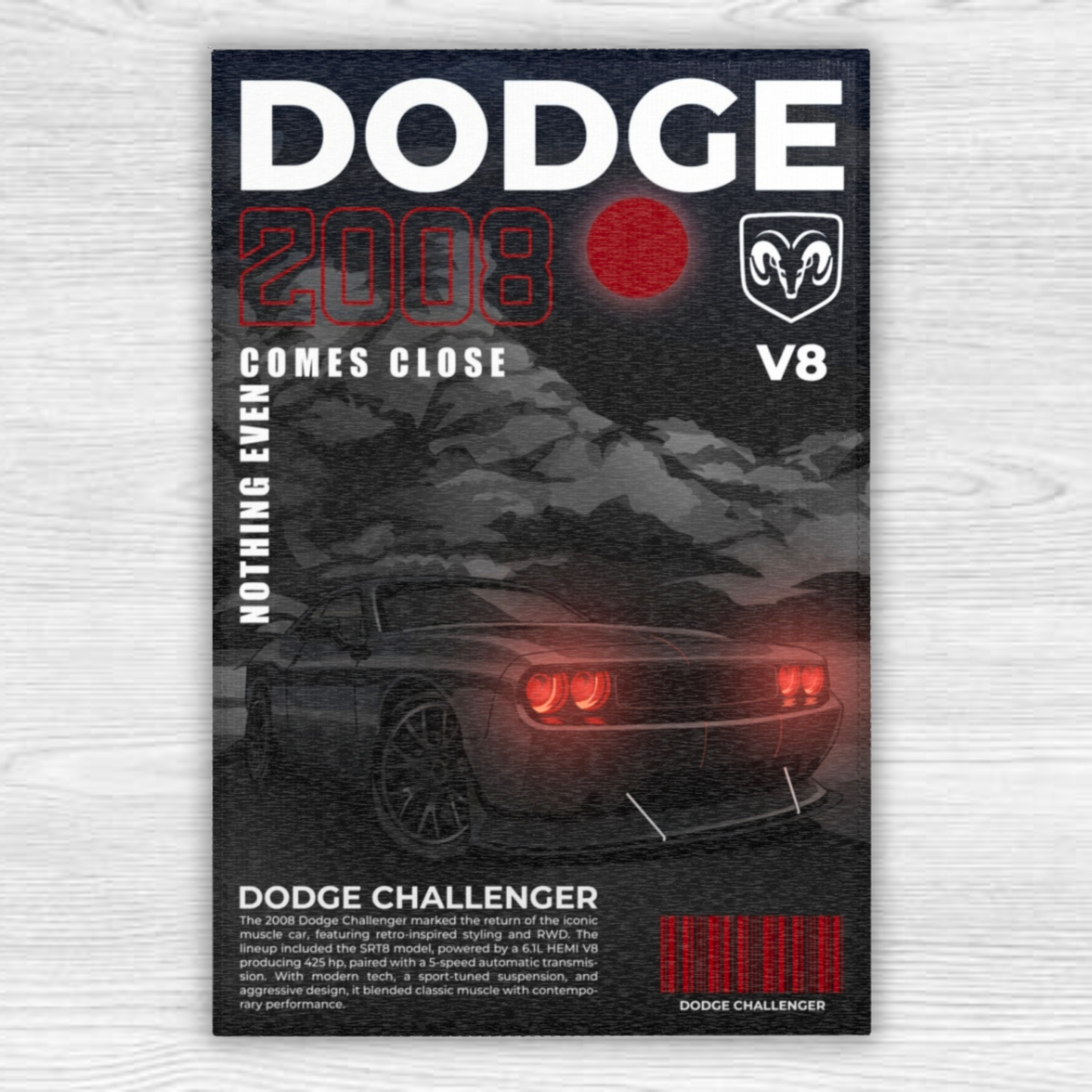 DriftMat Dodge Challenger Rug
