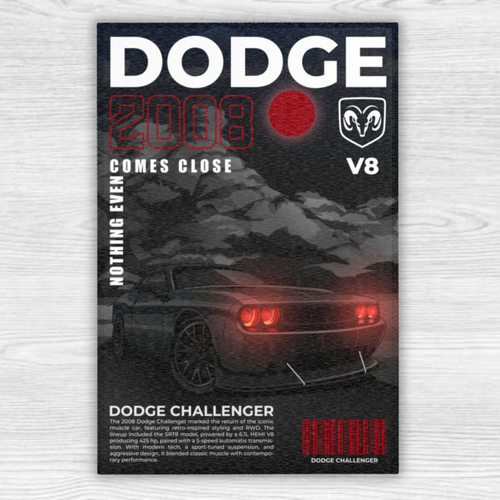 DriftMat Dodge Challenger Rug