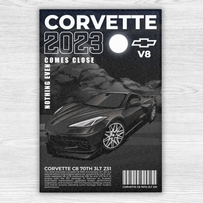 DriftMat C8 Rug (Blackout Edition)