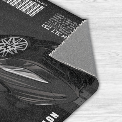 DriftMat C8 Rug (Blackout Edition)